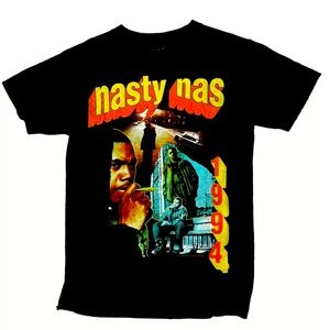 Nasty Nas Graphic T Shirt - Black - Men’s